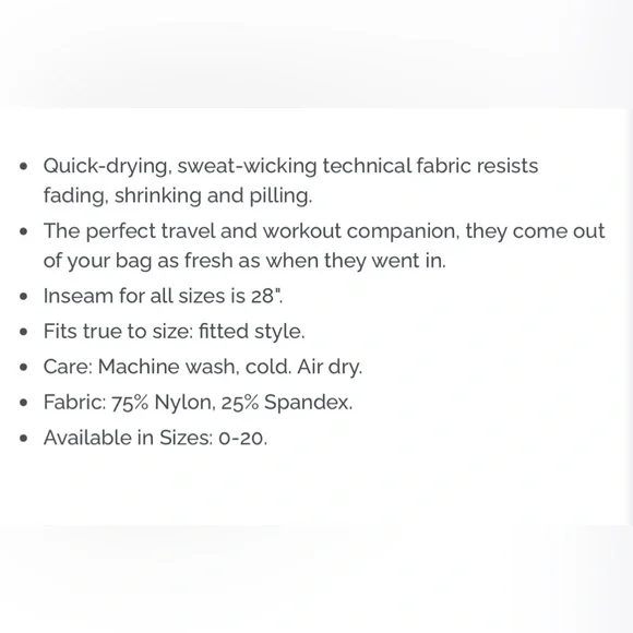 ZYIA Active Black Brilliant Hi-rise Legging 28" - Picture 9 of 9